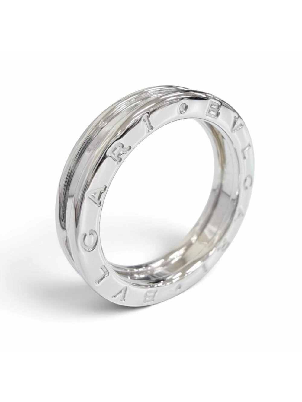 Bvlgari B.zero1 Band Ring 750 White Gold